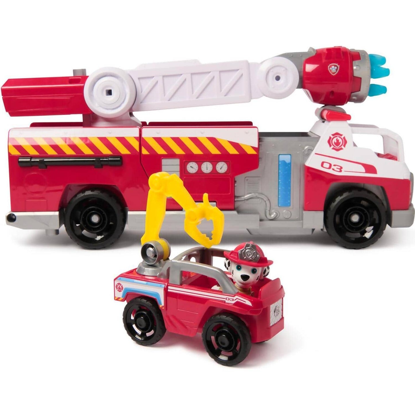 Paw Patrol - Fire Rescue: Rapid Reload Fire Truck with Marshall Figure - Spin Master