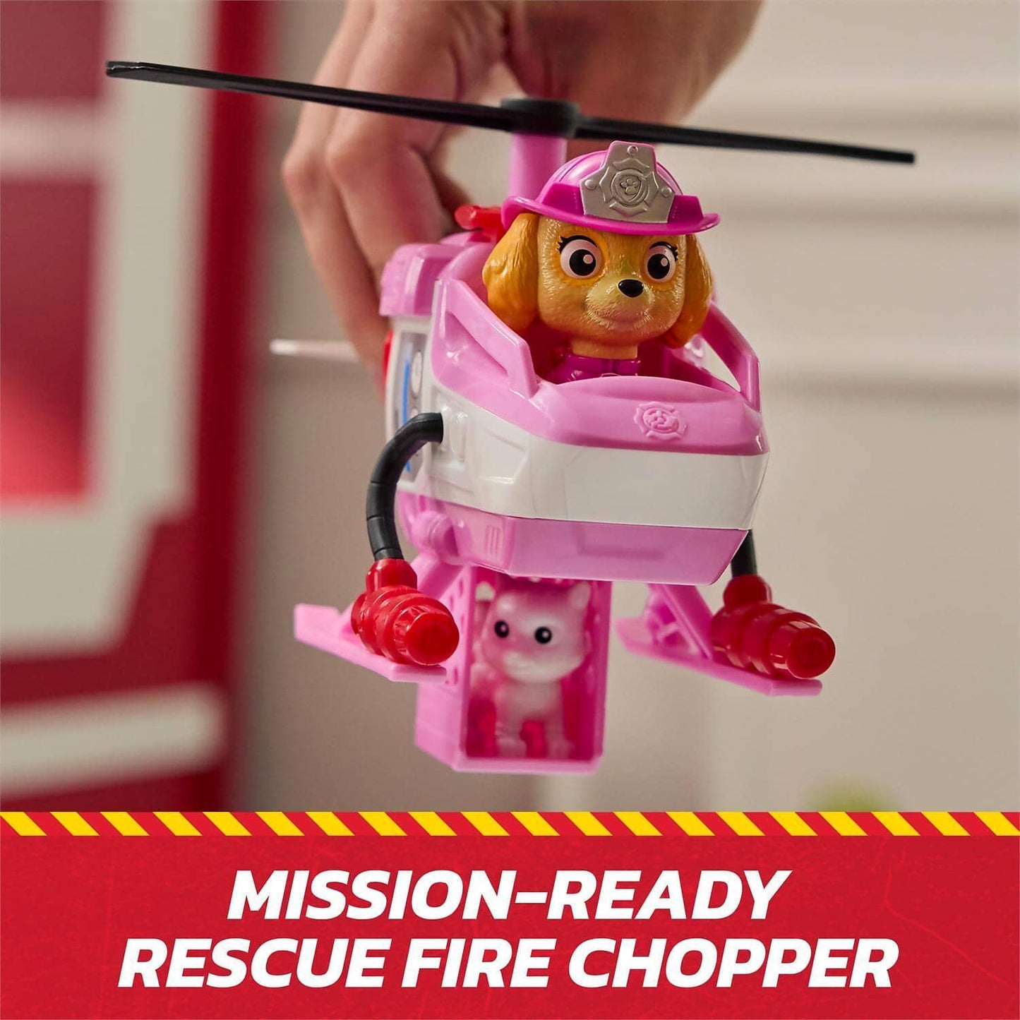 Paw Patrol - Fire Rescue: Rescue Fire Chopper with Skye Figure - Spin Master