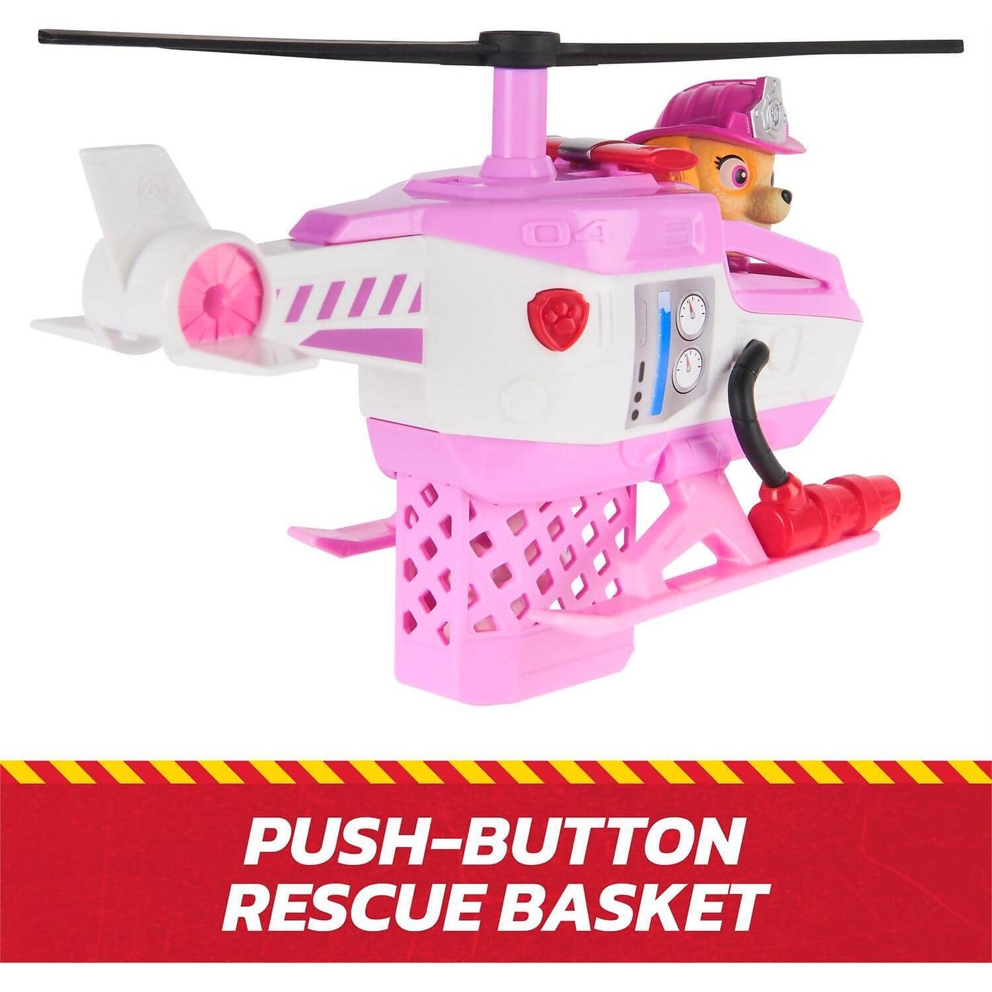 Paw Patrol - Fire Rescue: Rescue Fire Chopper with Skye Figure - Spin Master