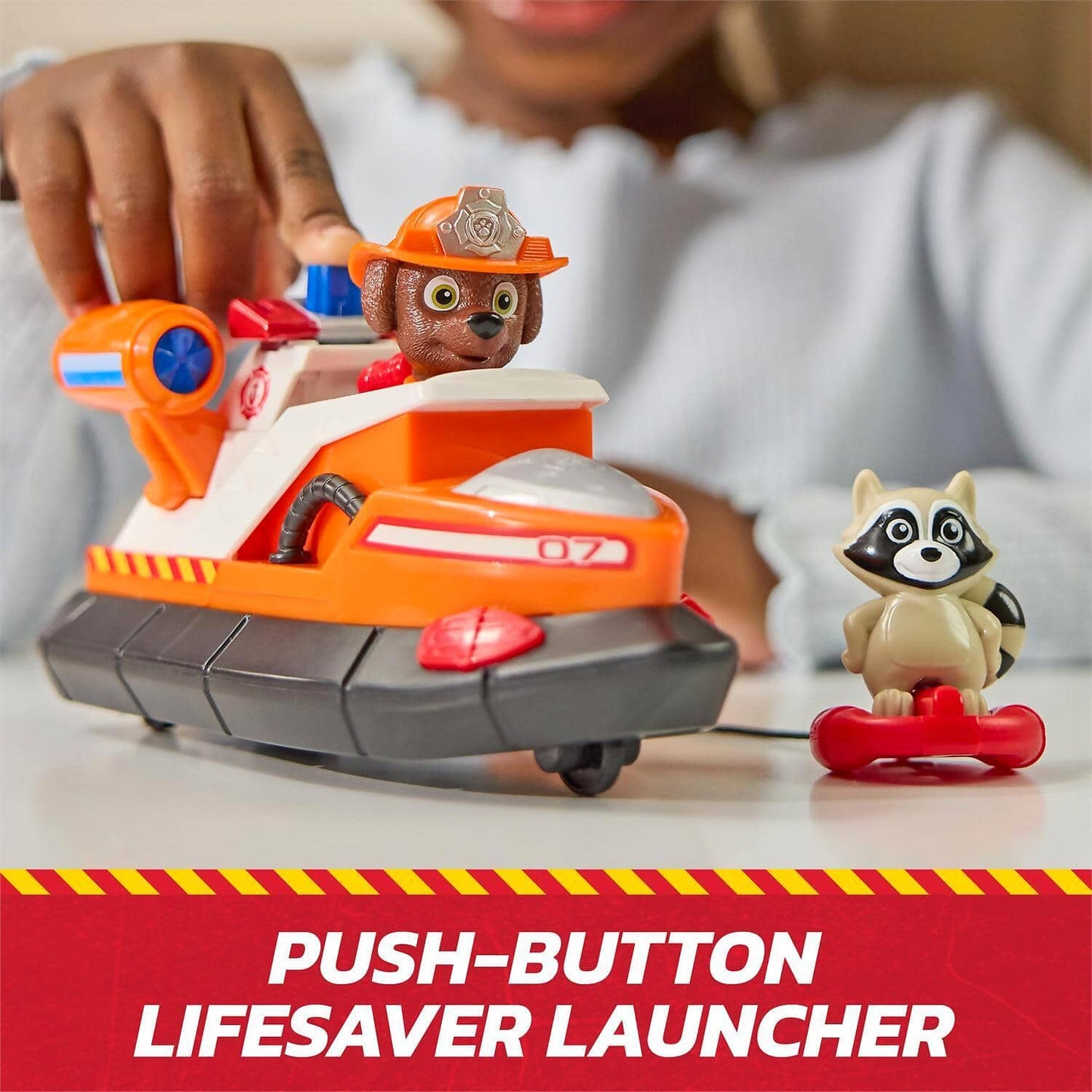 Paw Patrol - Fire Rescue: Rescue Fire Boat with Zuma Figure - Spin Master