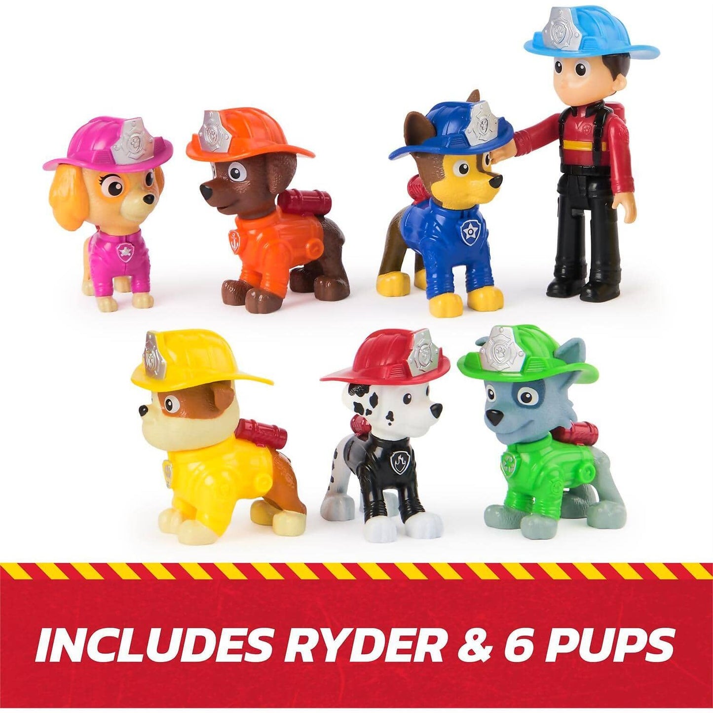 Paw Patrol - Fire Rescue: Team Figures 7 Pack - Spin Master