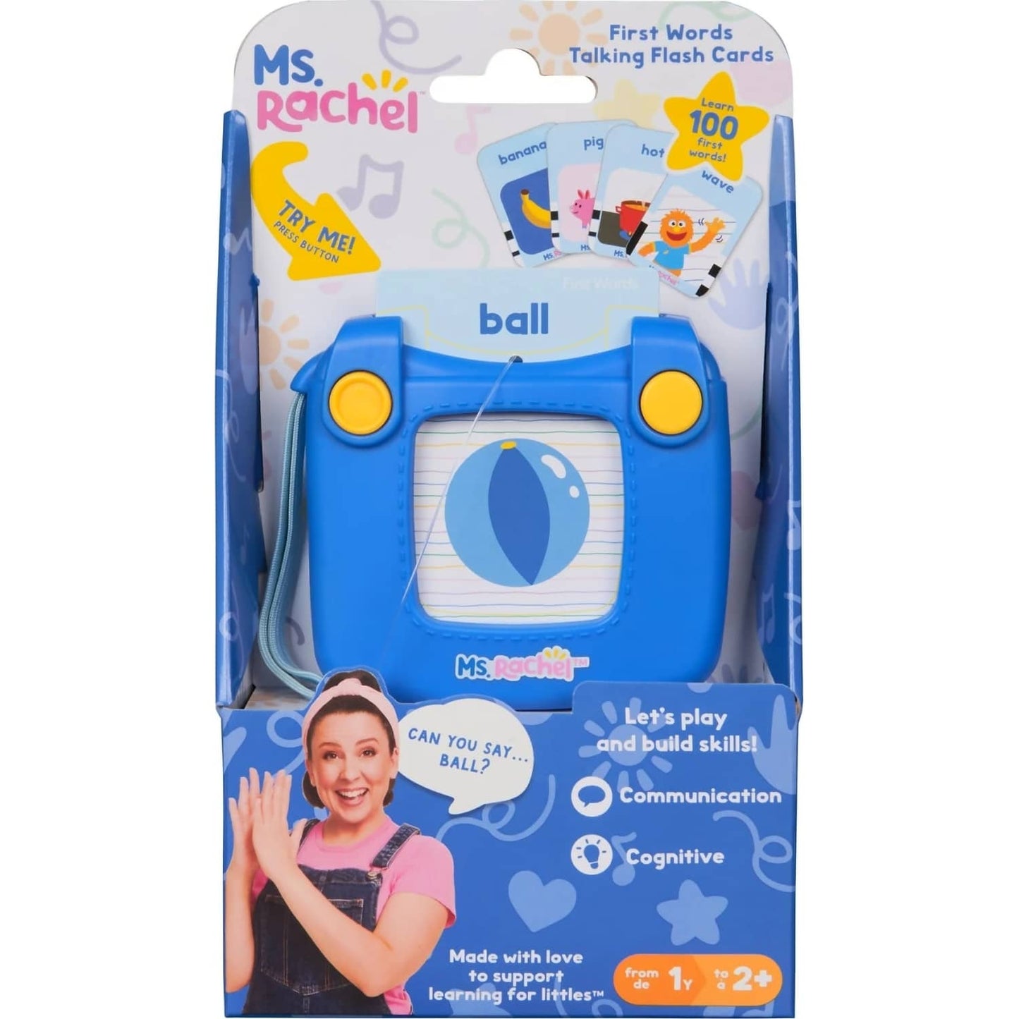 Ms. Rachel - First Words Talking Flash Cards - Spin Master