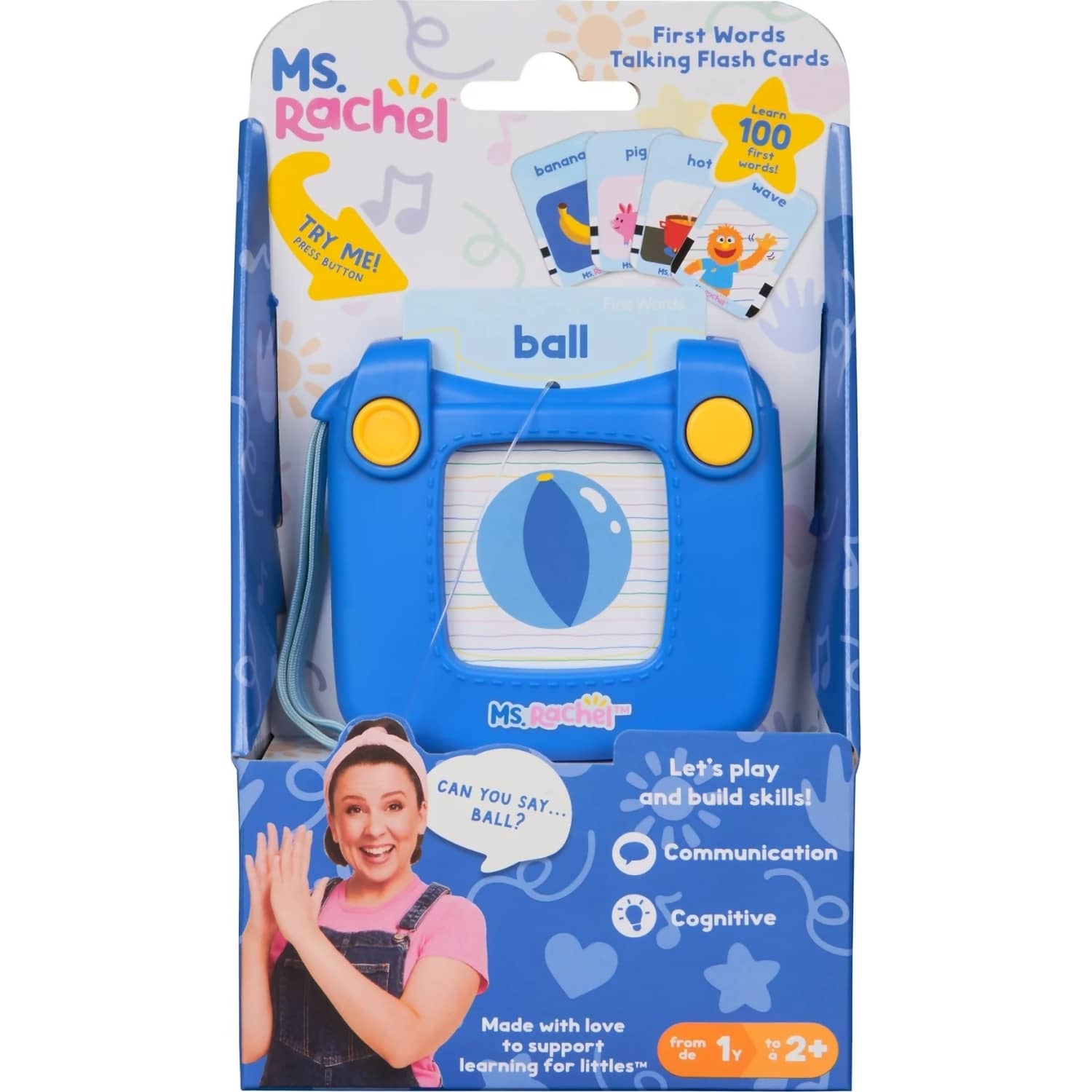 Ms. Rachel - First Words Talking Flash Cards - Spin Master