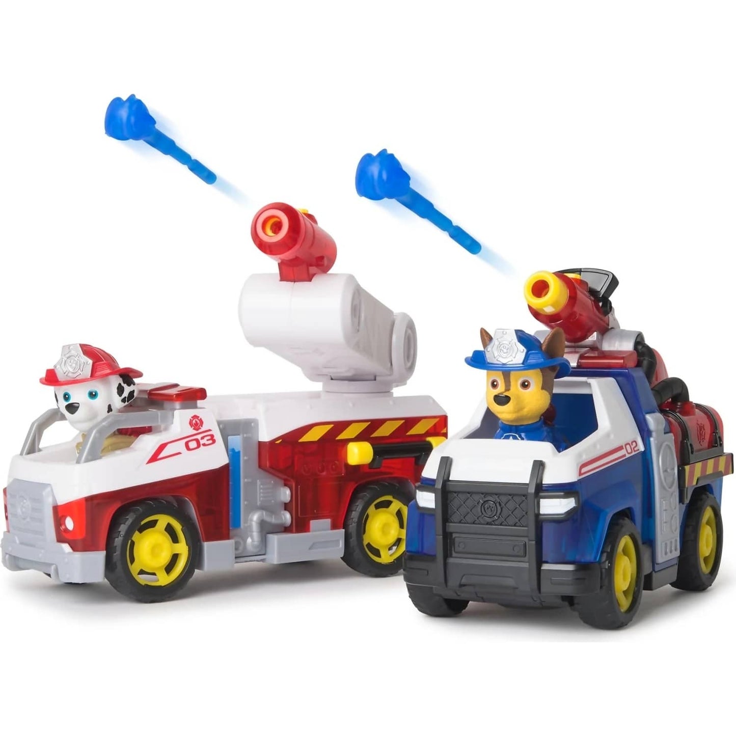 Paw Patrol - Fire Rescue: Roll & Rescue Vehicle 2 Pack with Chase & Marshall Figures - Spin Master