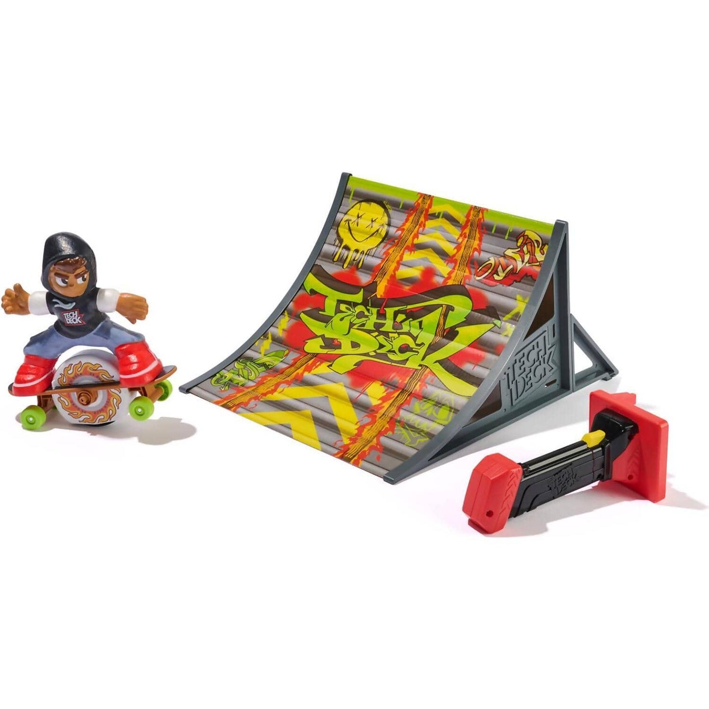 Tech Deck - Shred N' Blast Sk8board Motorized Finger Skateboard - Spin Master