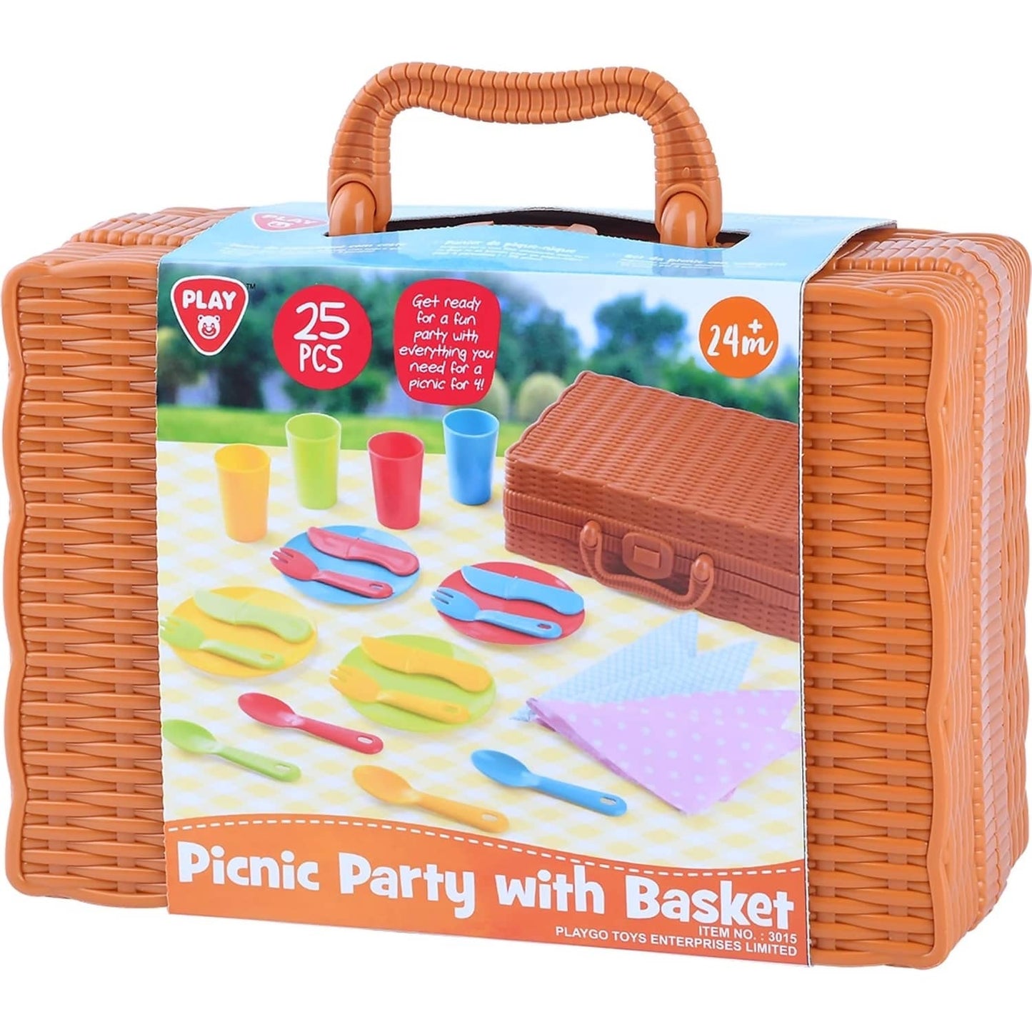 Playgo Toys Ent. Ltd. - Picnic Party with Basket 25Pcs