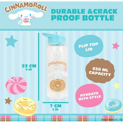Hello Kitty -  and Friends - Cinnamoroll Flip Top Bottle 700ml - Jasnor