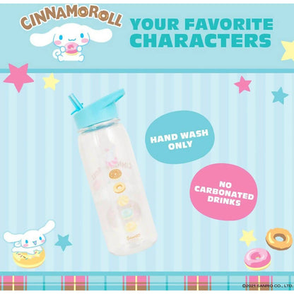 Hello Kitty -  and Friends - Cinnamoroll Flip Top Bottle 700ml - Jasnor