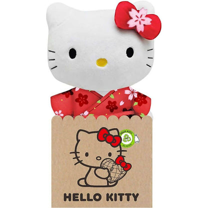 Hello Kitty -  And Friends - Hello Kitty Kimono Eco Large 24cm Plush - Jasnor
