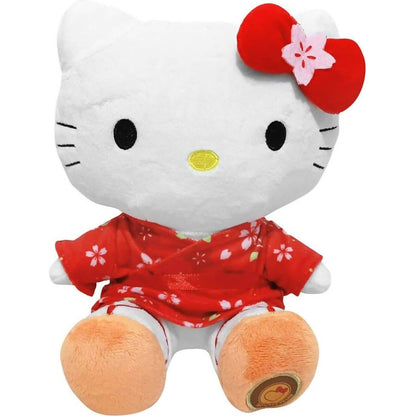 Hello Kitty -  And Friends - Hello Kitty Kimono Eco Large 24cm Plush - Jasnor