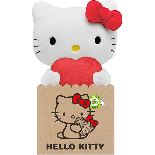 Hello Kitty And Friends - Hello Kitty Heart Eco Large 24cm Plush - Jasnor