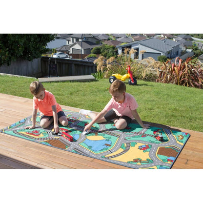 Playzone -  Mats - Playtex Rural Car Playmat Playtex Rural 200cm x 100cm
