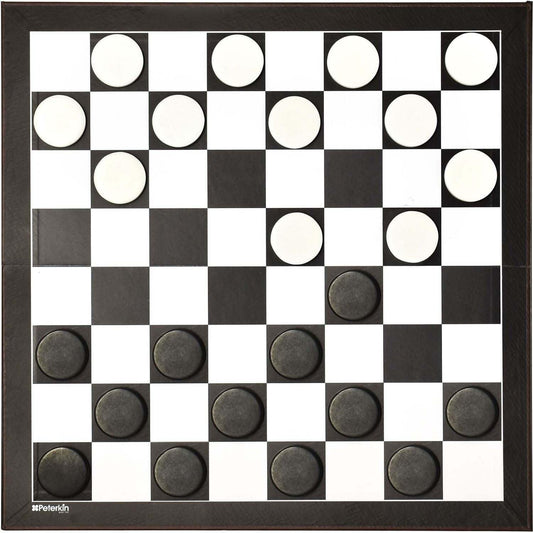 Peterkin - Draughts Checkers Game Gift Box