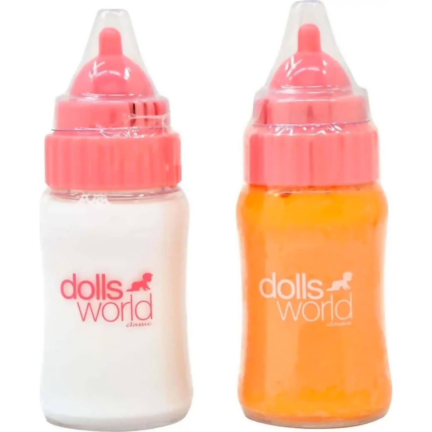 DollsWorld - Magic Baby Dolls Bottle with Sound Effects Assorted Styles Milk or Juice (Chosen at Random)