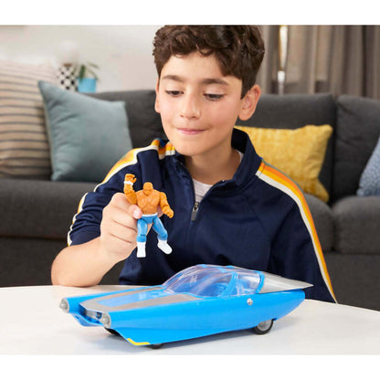 Marvel -  Studios - The Fantastic Four: First Steps Hover & Cruise FantastiCar with The Thing Action Figure