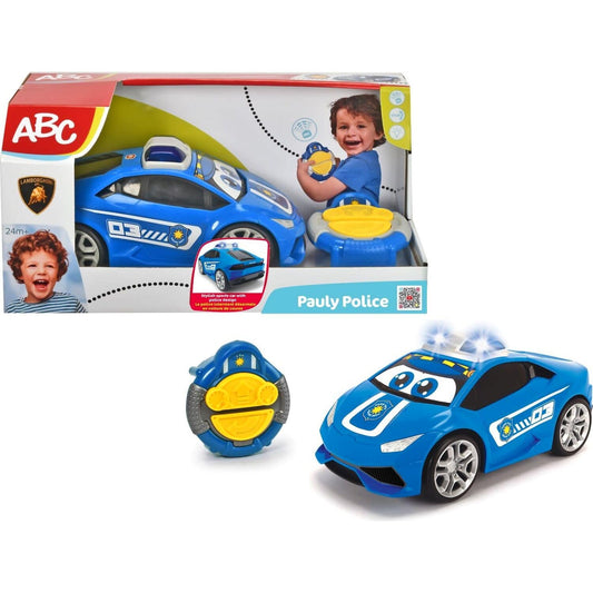 Dickie Toys - ABC Pauly Police Car Infrared Remote Control Vehicle 27cm