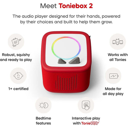 Tonies - Toniebox 2 PAW Patrol Full Play Set - Sunset Red
