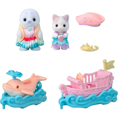 Sylvanian Families - Amusement Park Ride Set - Ride the Waves
