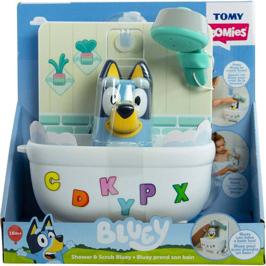 Tomy Toomies - Bluey Shower & Scrub Bath Set