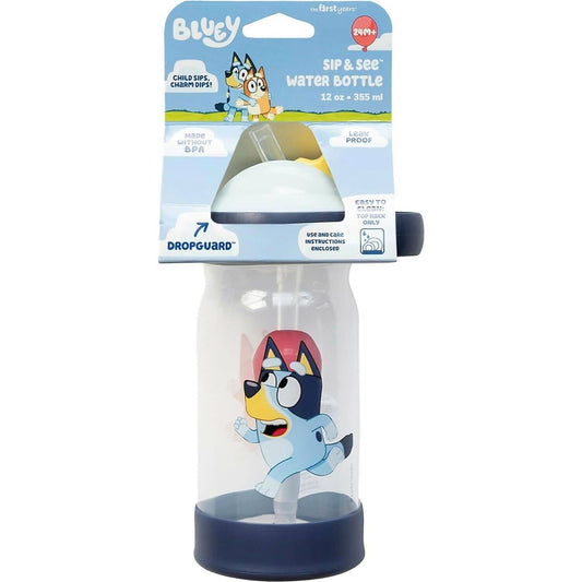 Bluey - Sip & See Water Bottle 355ml Bluey