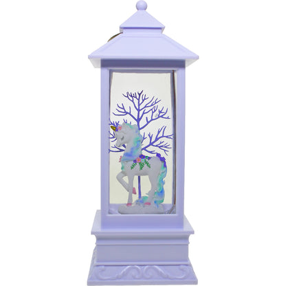 Cotton Candy - White Lantern Unicorn Purple Tree