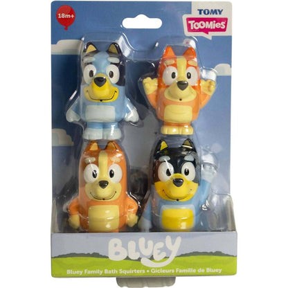 TOMY - Toomies - Bluey Family Bath Squirters 4 Pack