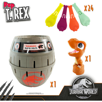 TOMY -  - Games - Jurassic World Pop Up T.rex Game