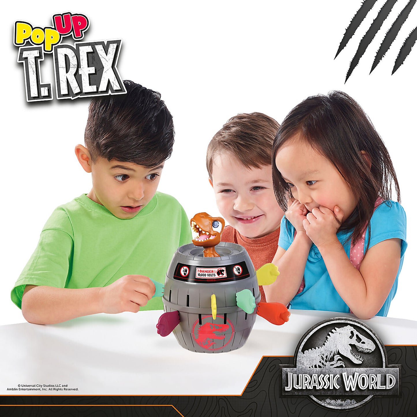 TOMY -  - Games - Jurassic World Pop Up T.rex Game