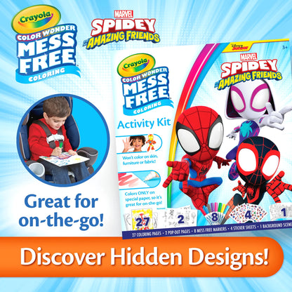 Crayola - Colour Wonder Activity Kit Marvel Spidey and his Amazing Friends