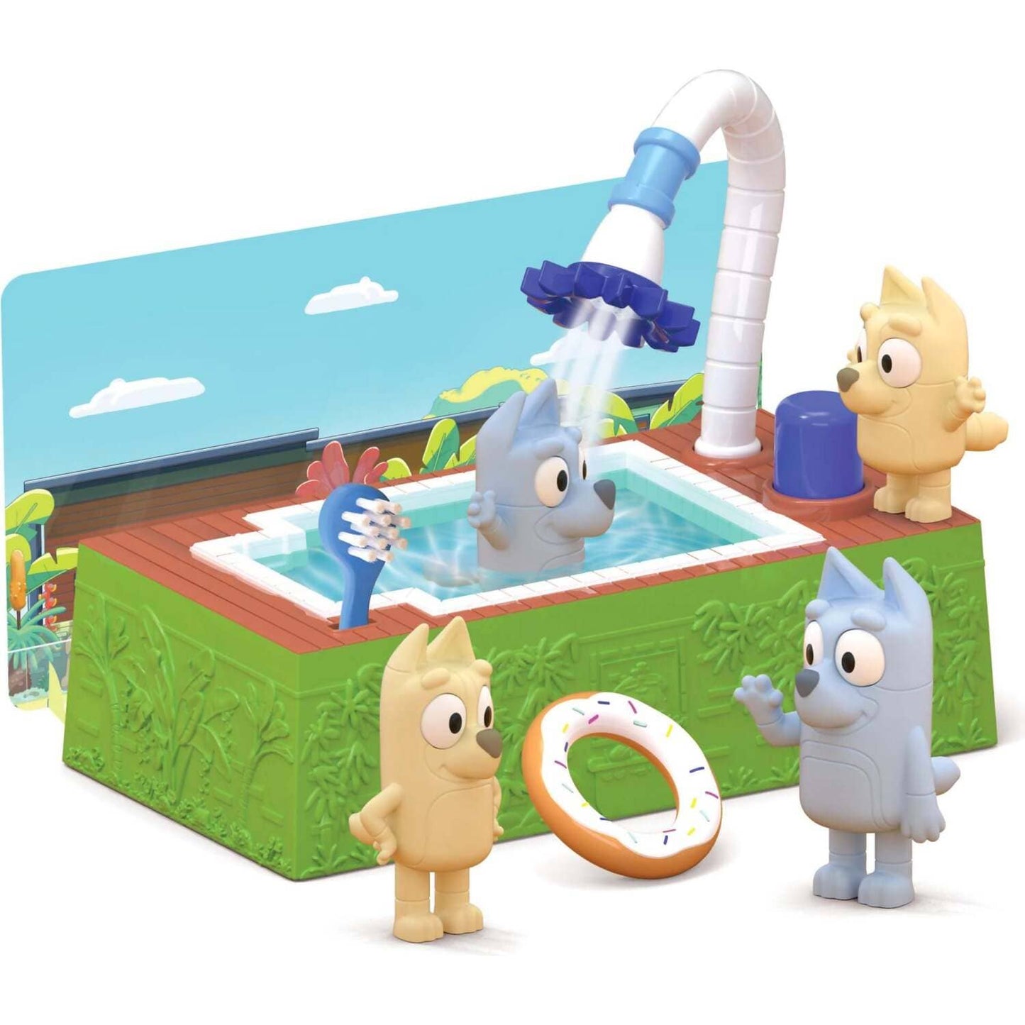 Crayola - Scribble Scrubbie Bluey Poolside Playset