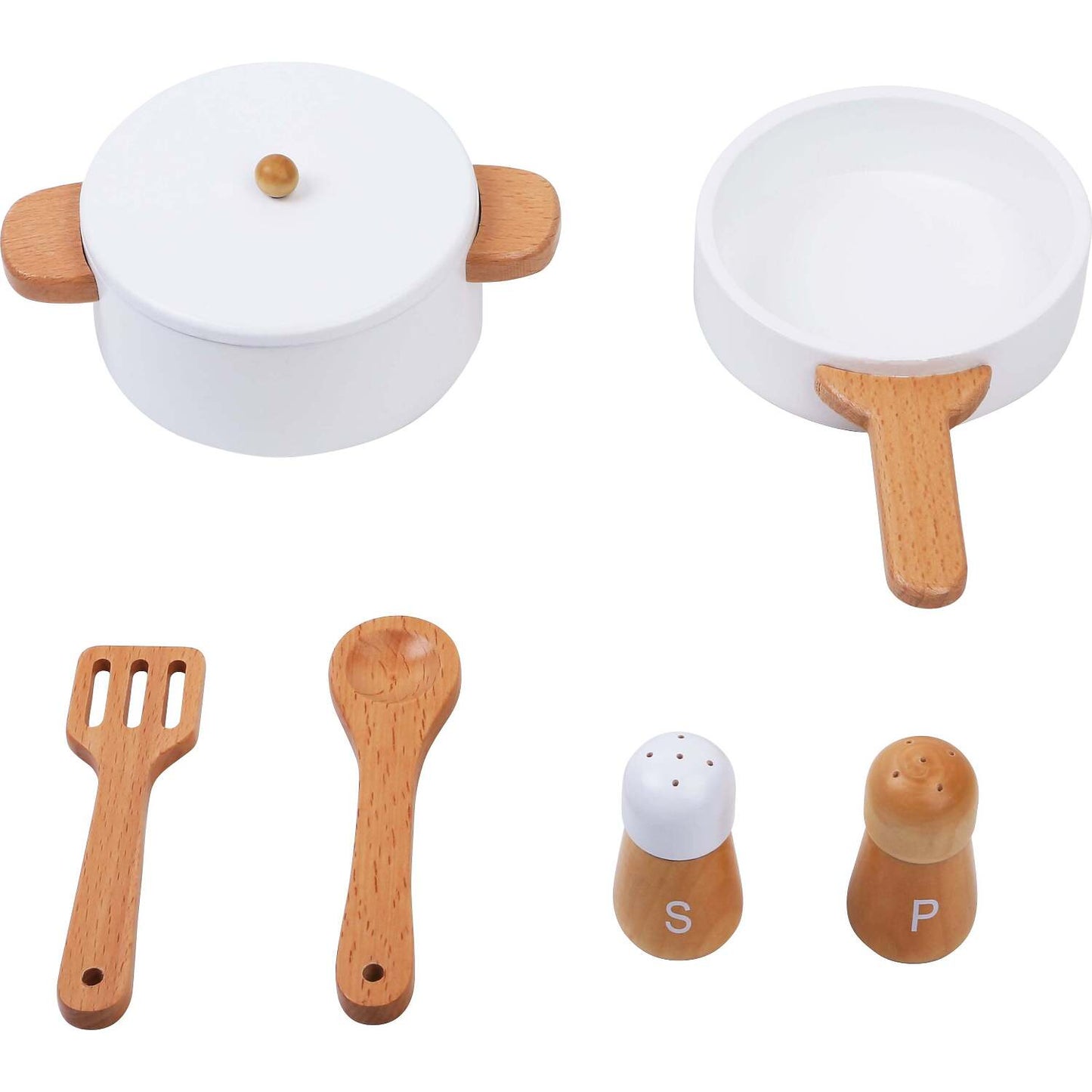 Edufun - Little Chef Wooden Play Kitchen with Cookware