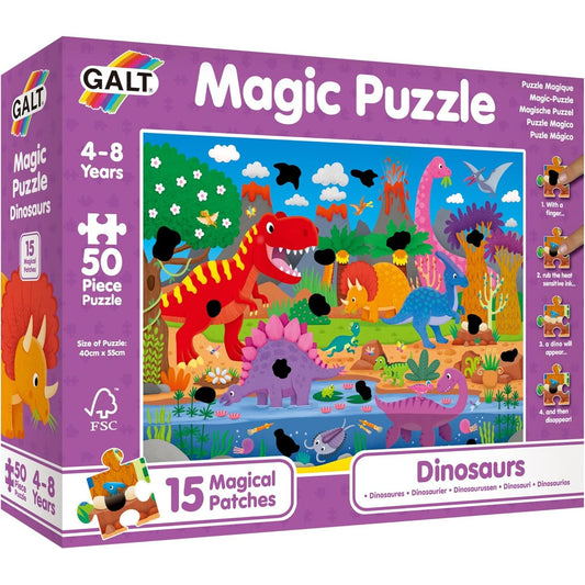 Galt - Magic Puzzle Dinosaurs Jigsaw Puzzle 50 Pieces