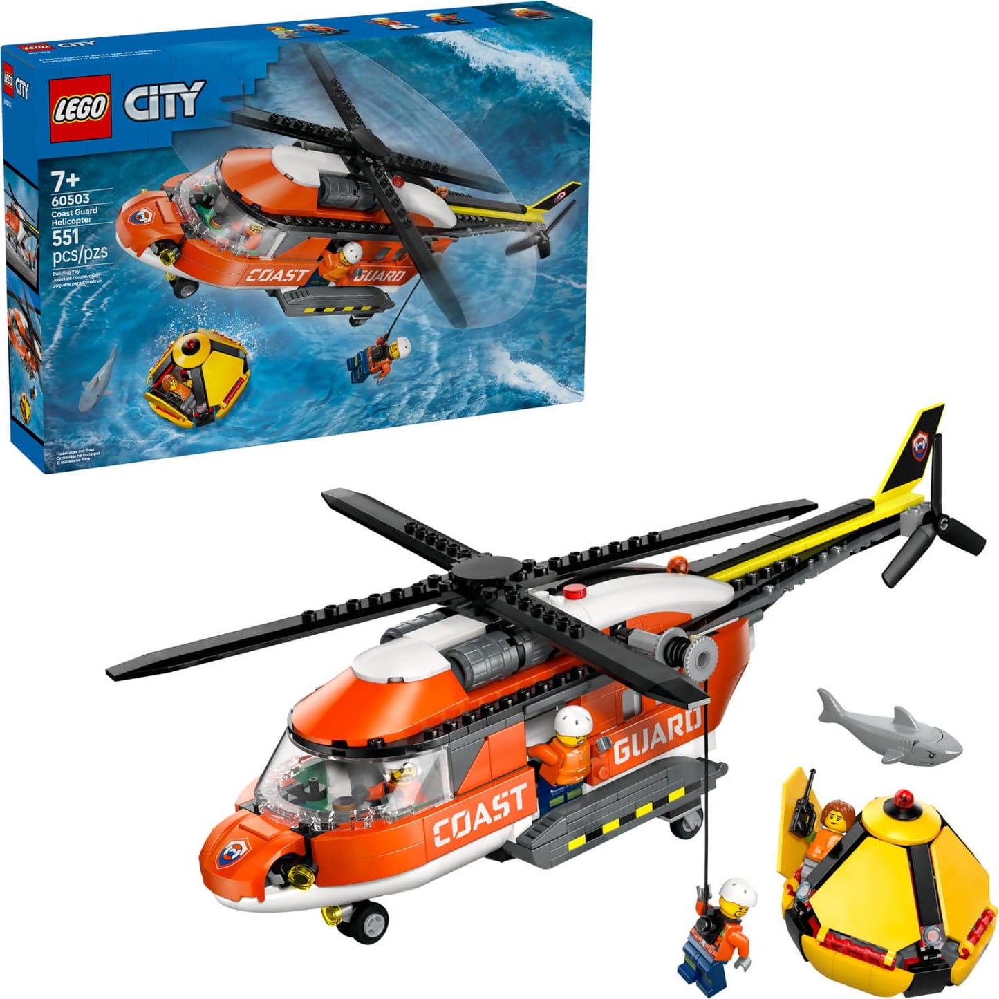 LEGO 60503 Coast Guard Helicopter - City