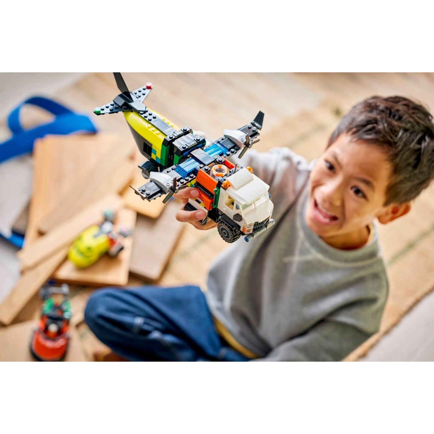 LEGO 60505 Airplane Service Truck & Hovercraft Remix - City