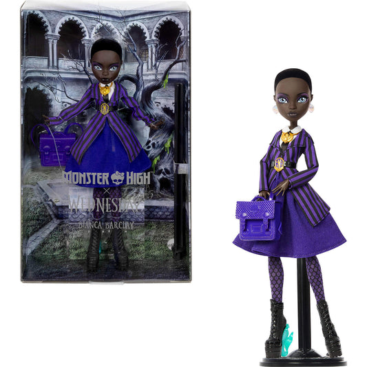 Monster High - X Wednesday Collectible Doll Bianca Barclay in Nevermore Academy Uniform - Mattel