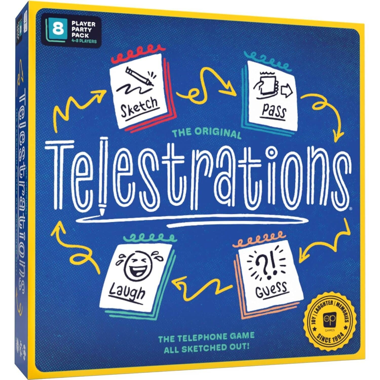 The OP Games - The Original Telestrations 2nd Edition 8 Player Board G ...