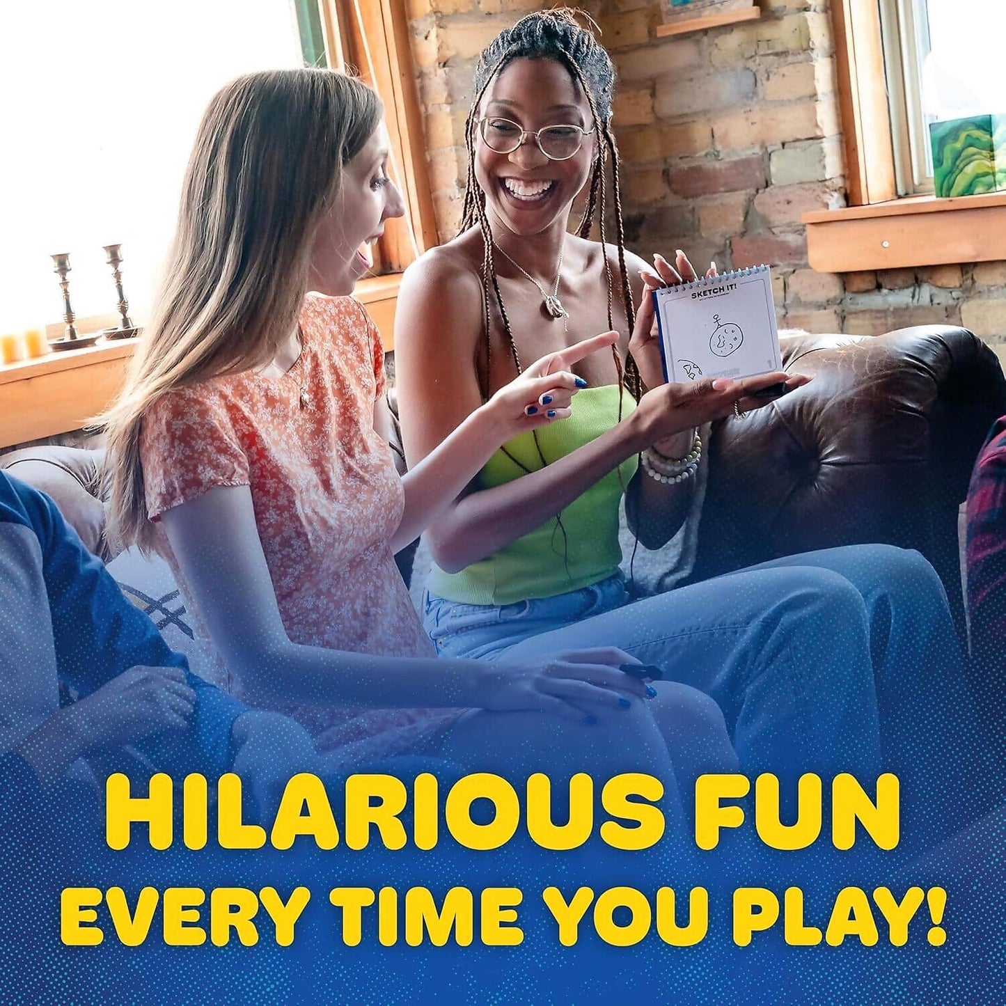 The OP Games - The Original Telestrations 2nd Edition 8 Player Board Game