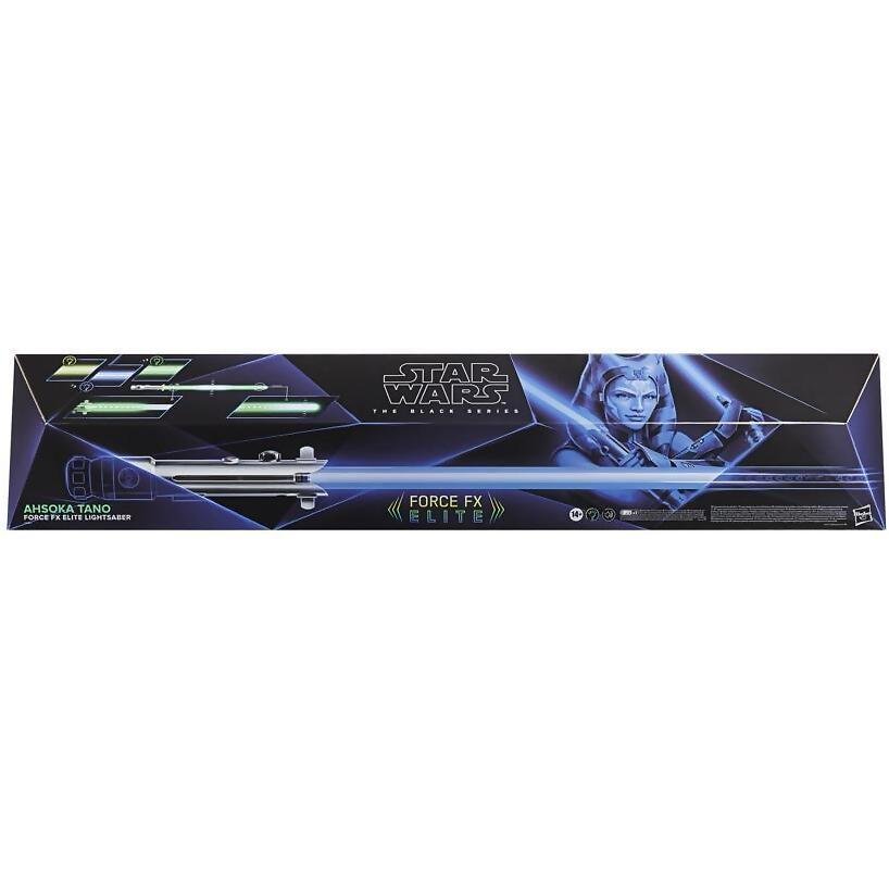 Star Wars - The Black Series Ahsoka Tano Force FX Elite Lightsaber with Advanced LEDS & Sound Effects