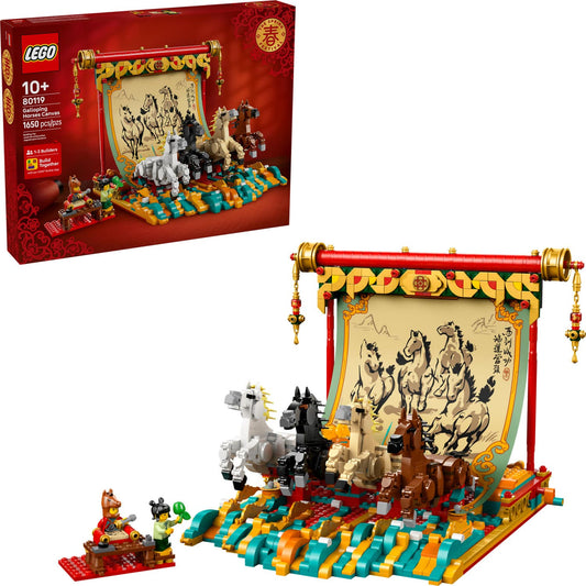 LEGO 80119 Galloping Horses Canvas - The Spring Festival