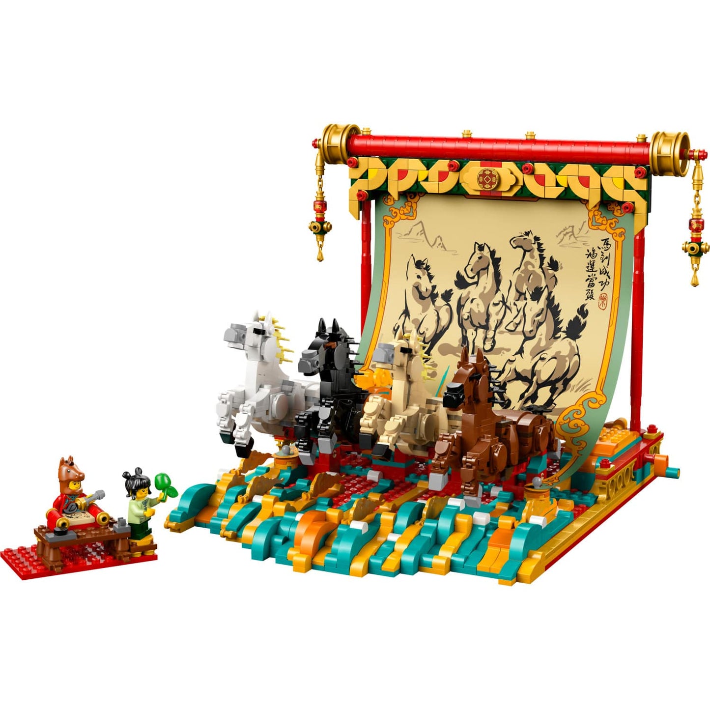 LEGO 80119 Galloping Horses Canvas - The Spring Festival