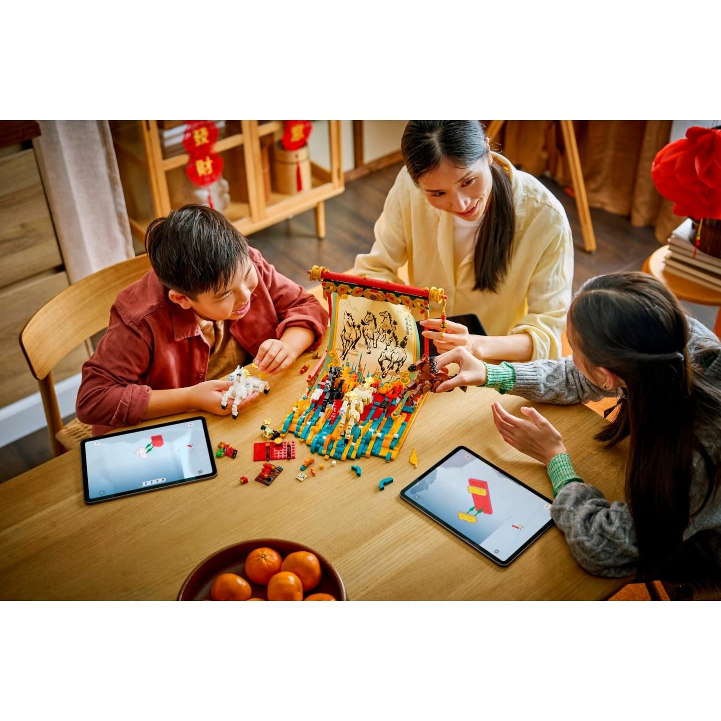 LEGO 80119 Galloping Horses Canvas - The Spring Festival