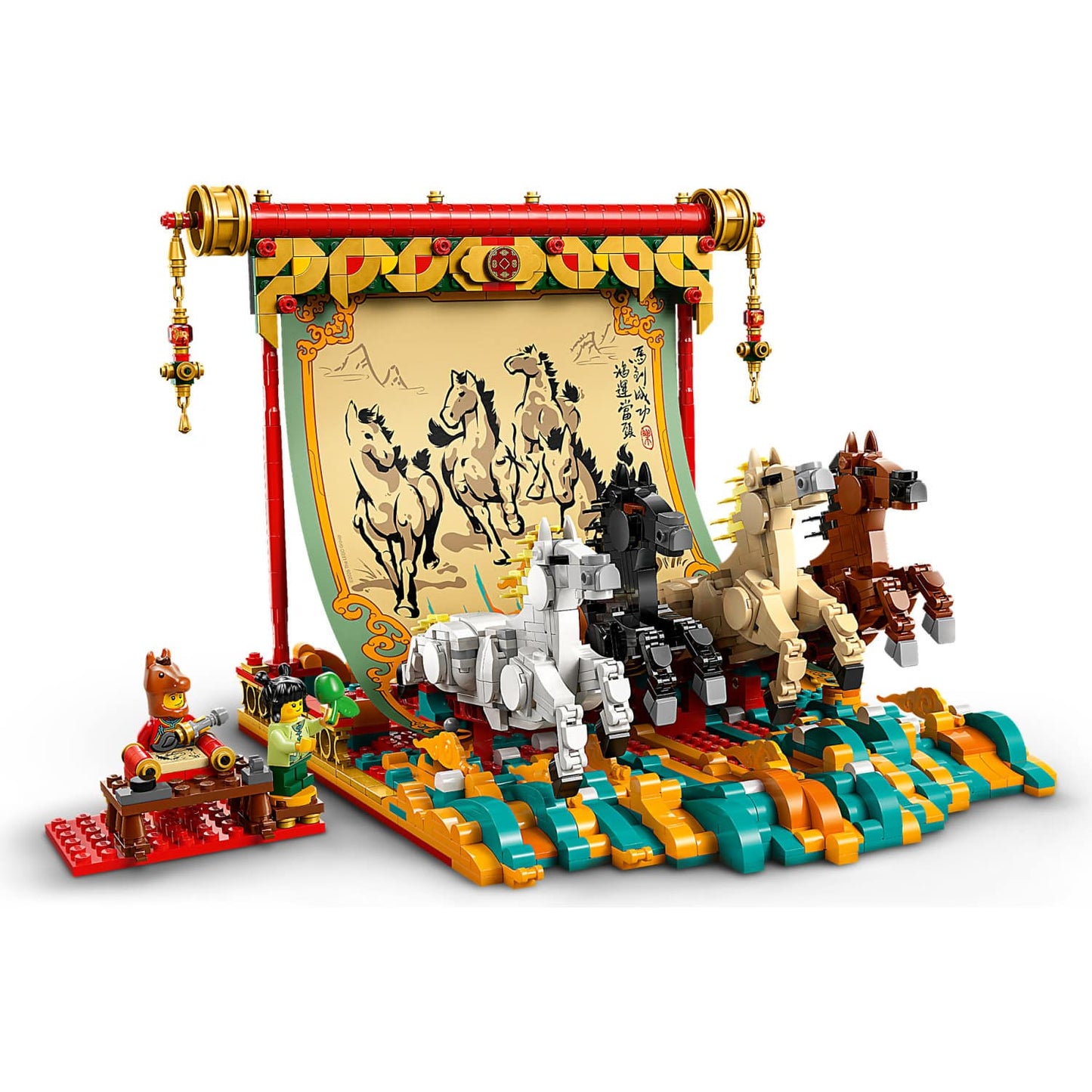 LEGO 80119 Galloping Horses Canvas - The Spring Festival