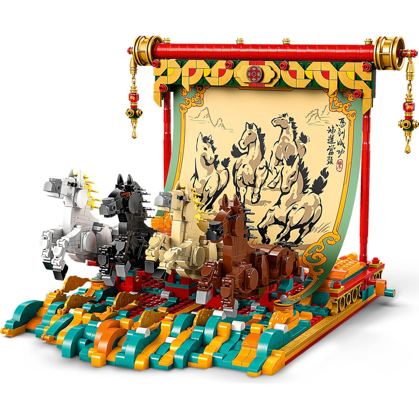 LEGO 80119 Galloping Horses Canvas - The Spring Festival