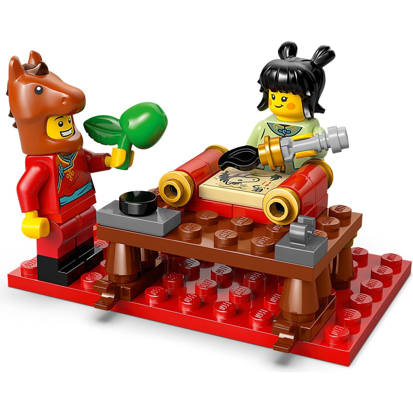 LEGO 80119 Galloping Horses Canvas - The Spring Festival