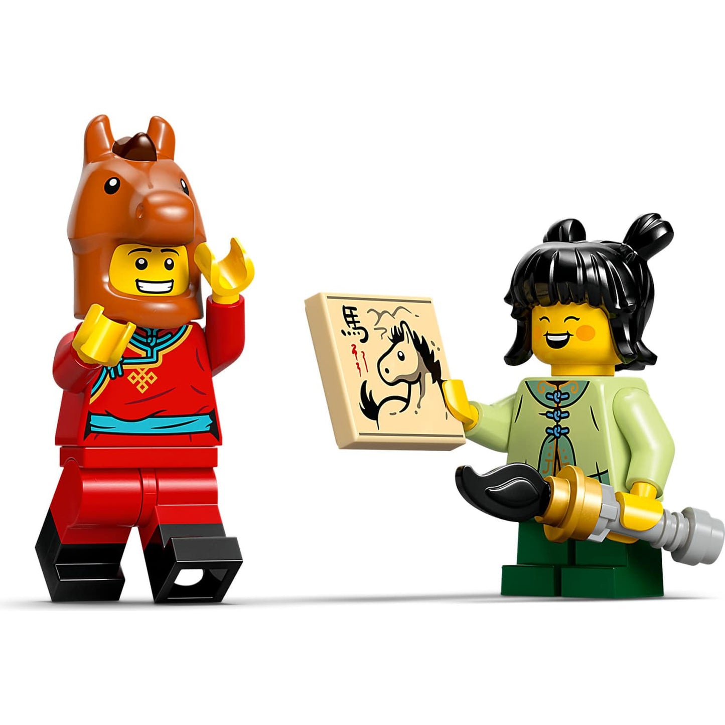 LEGO 80119 Galloping Horses Canvas - The Spring Festival