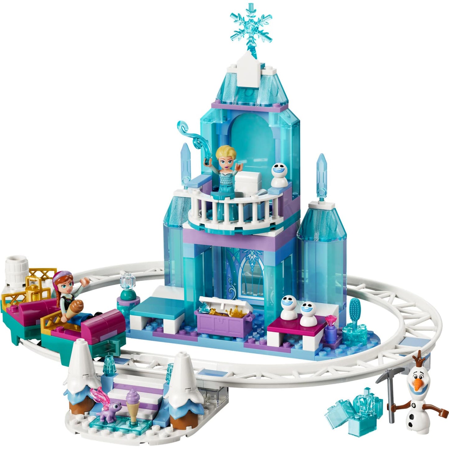 LEGO 43281 Elsa's Ice Castle & Snow Ride Adventure - Disney 4+