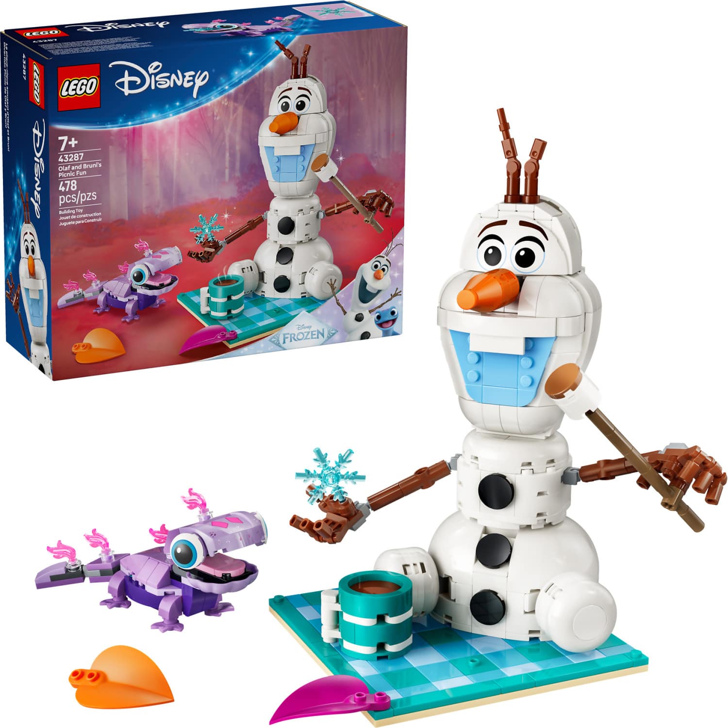 LEGO 43287 Olaf and Bruni s Picnic Fun - Disney