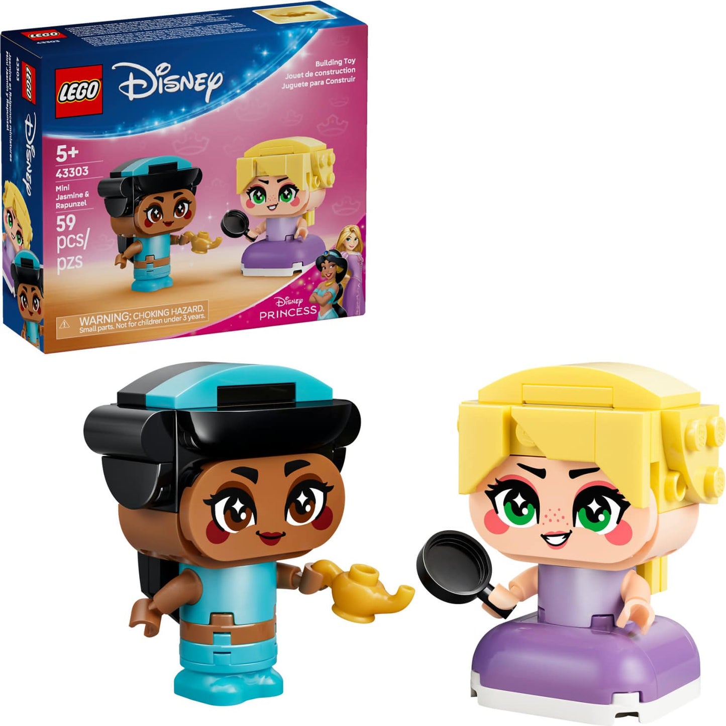 LEGO 43303 Mini Jasmine & Rapunzel - Disney