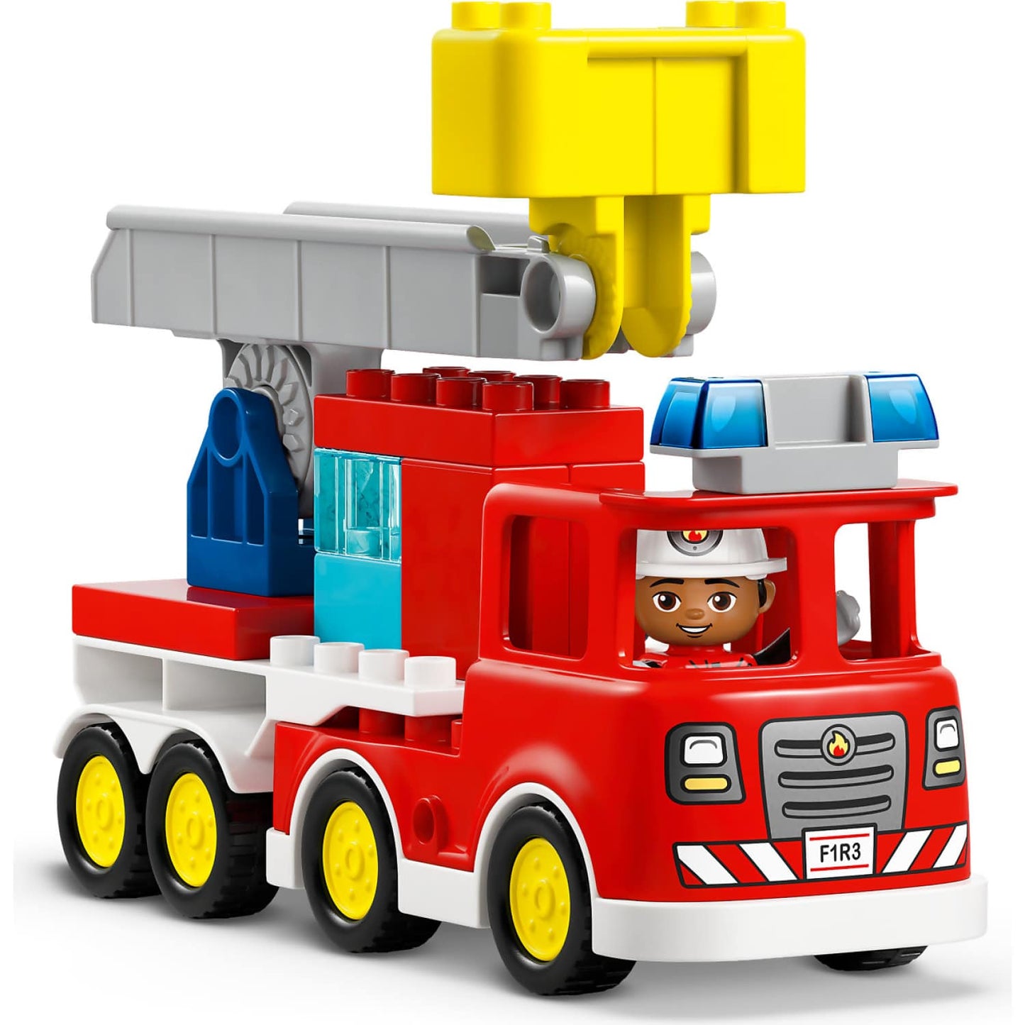 LEGO 10473 Fire Truck with Hose and Firefighter - Duplo