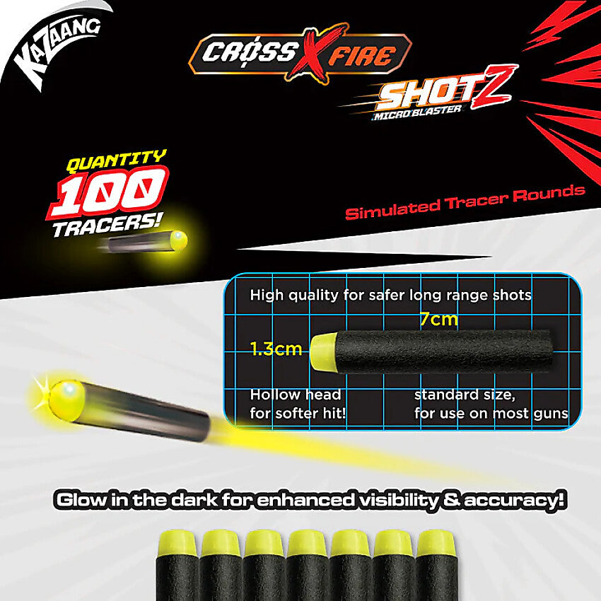 Kazaang - CrossXFire ShotZ Tracer DartZ Refill 100 Pack